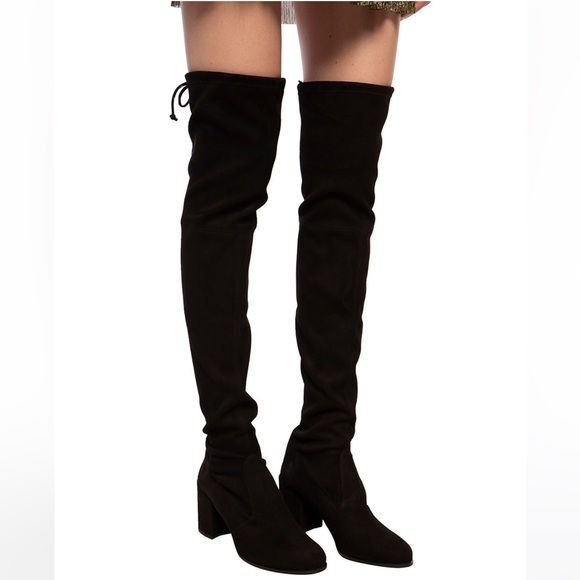 $995 STUART WEITZMAN TIELAND OVER-THE-KNEE BOOTS - Picture 2 of 16